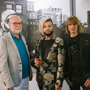 Gerhard Baral, Modedesigner Harald Glööckler und Starfotograf Udo Spreitzenbarth